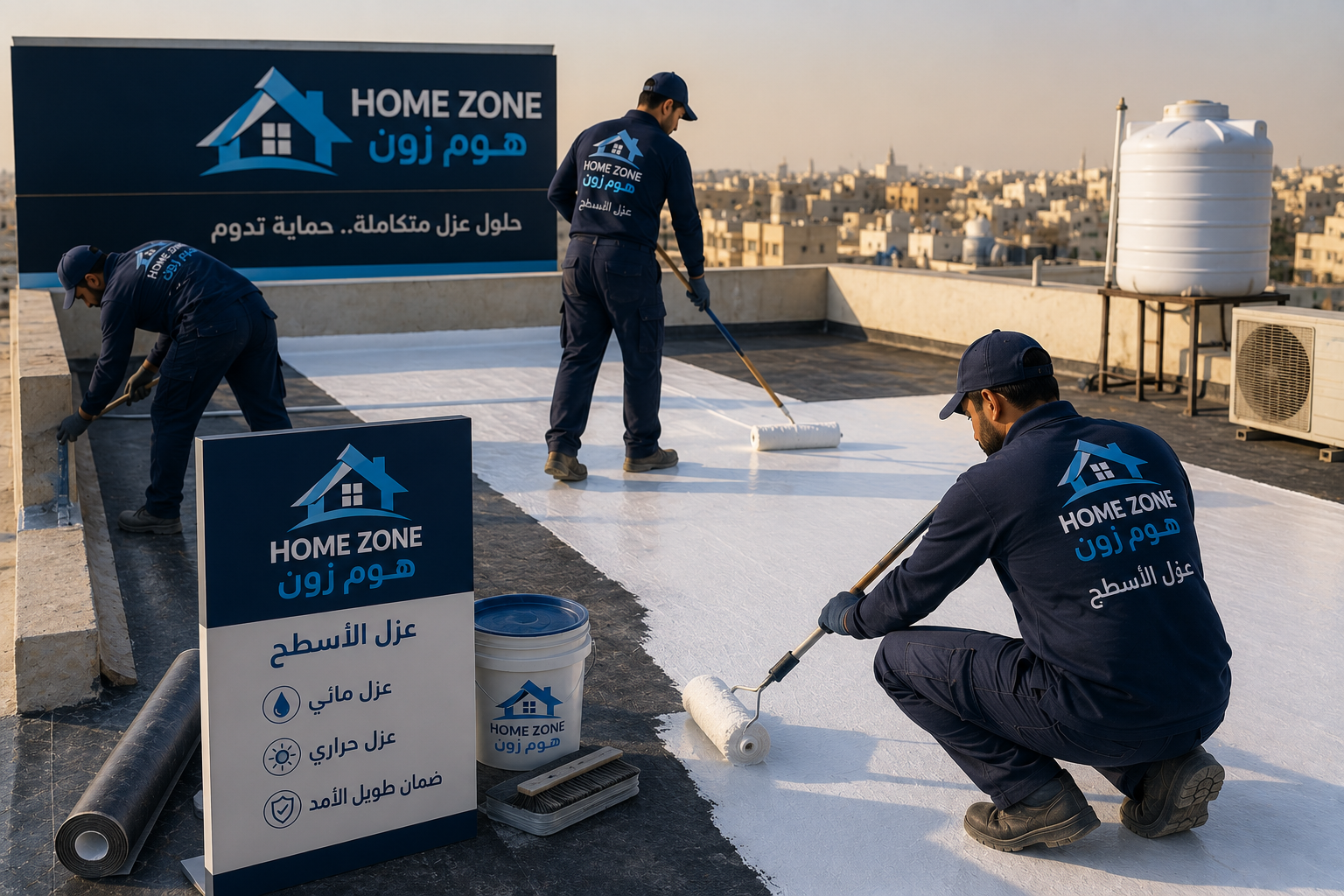مشروع عزل أسطح - القطيف