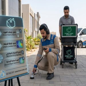 كشف تسربات المياه بالظهران